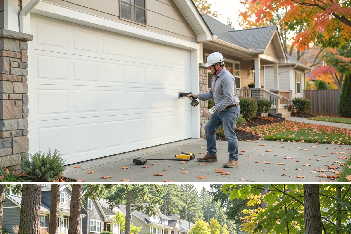 Garage Painting in Normandy Park, King County, WA - Garage painting can be done year-round, though mild dry days help ventilation and speed drying.