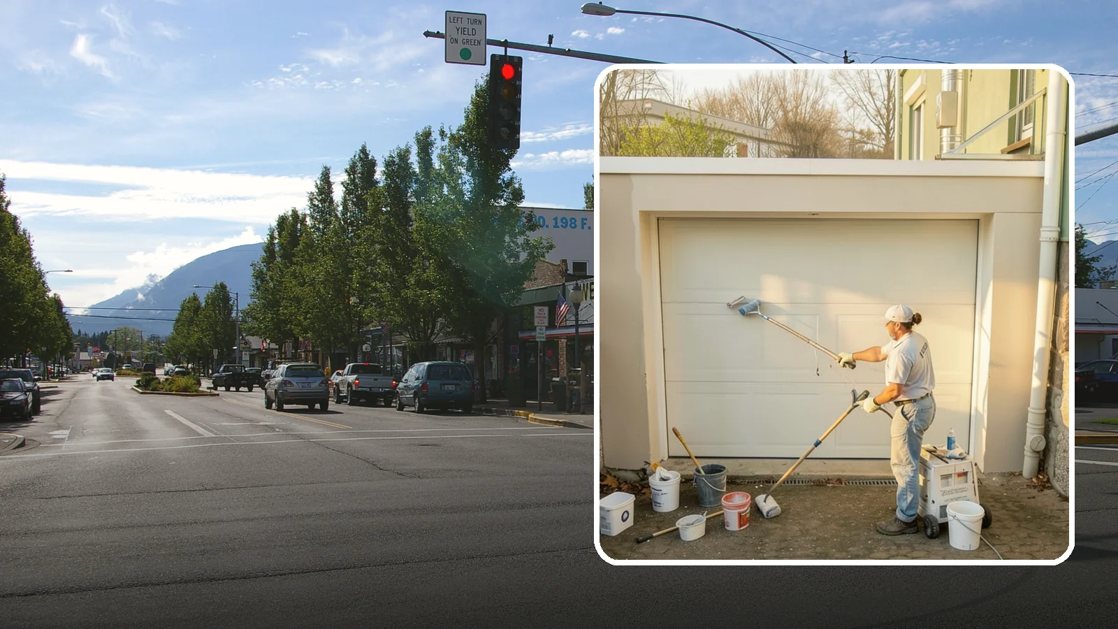 Garage Painting in North Bend, King County, WA - Garage painting refreshes walls, ceilings, and trim to make the space cleaner and brighter.