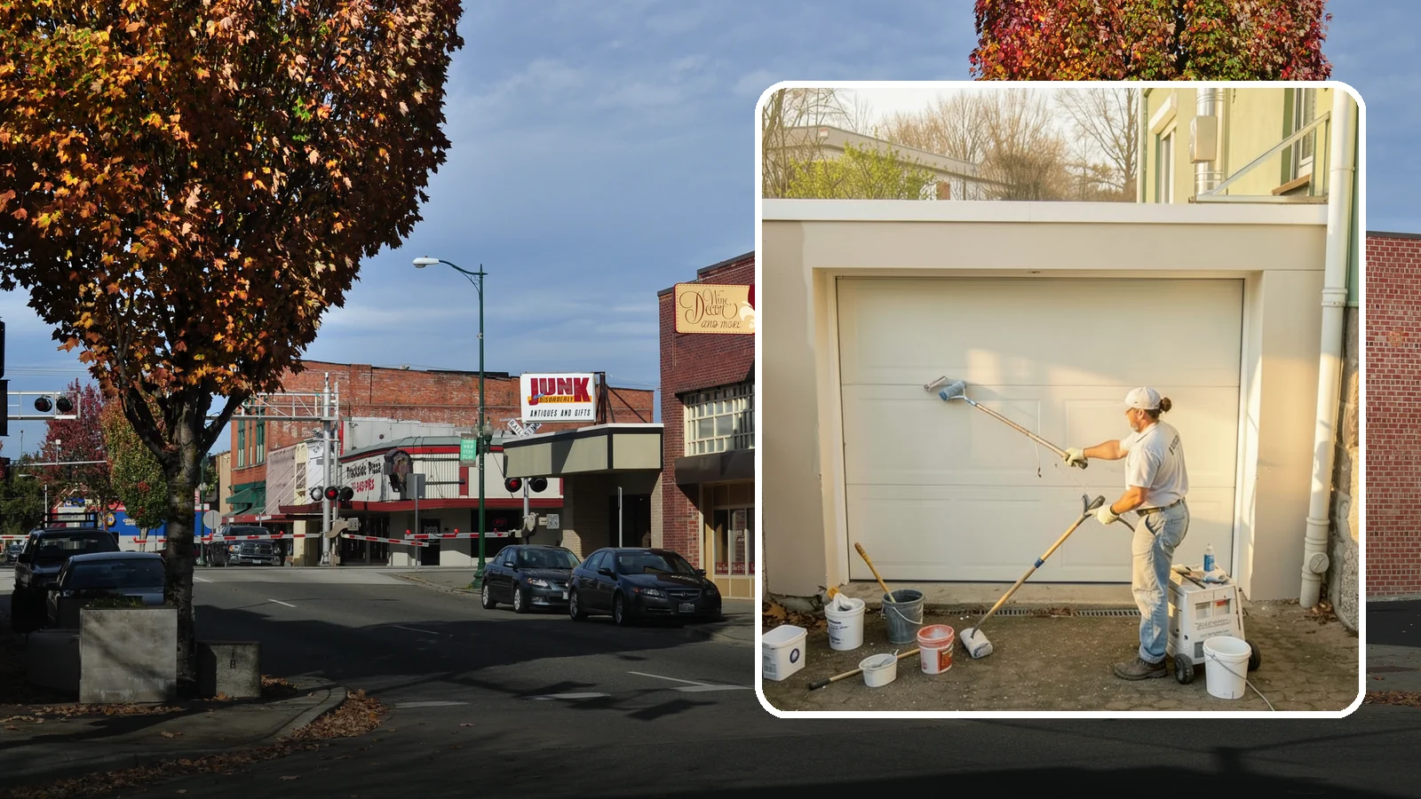 Garage Painting in Puyallup, Pierce County, WA - Garage painting refreshes walls, ceilings, and trim to make the space cleaner and brighter.