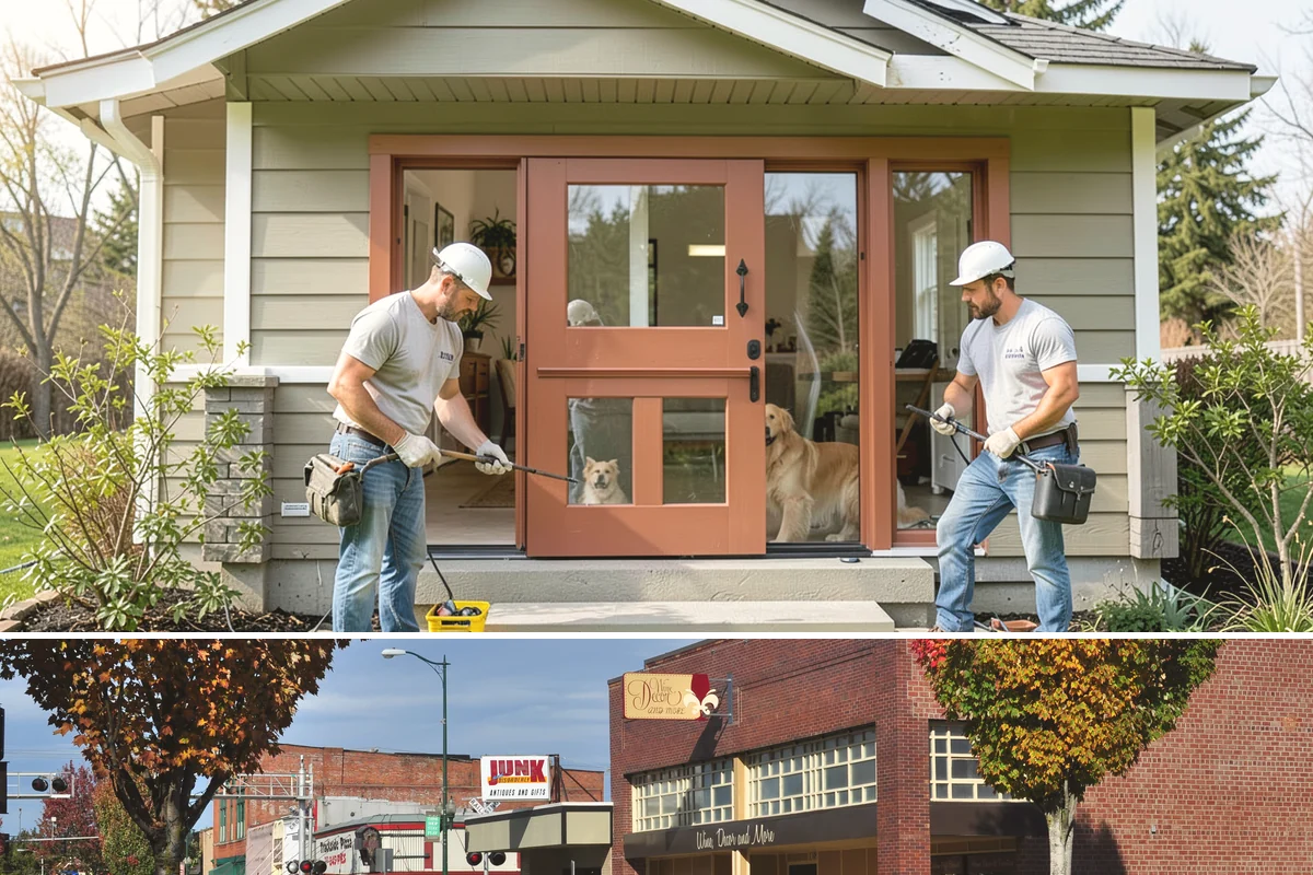 Garage Painting in Puyallup, Pierce County, WA - Garage painting can be done year-round, though mild dry days help ventilation and speed drying.