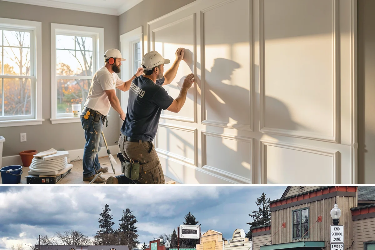 Garage Painting in Roy, Pierce County, WA - Garage painting can be done year-round, though mild dry days help ventilation and speed drying.