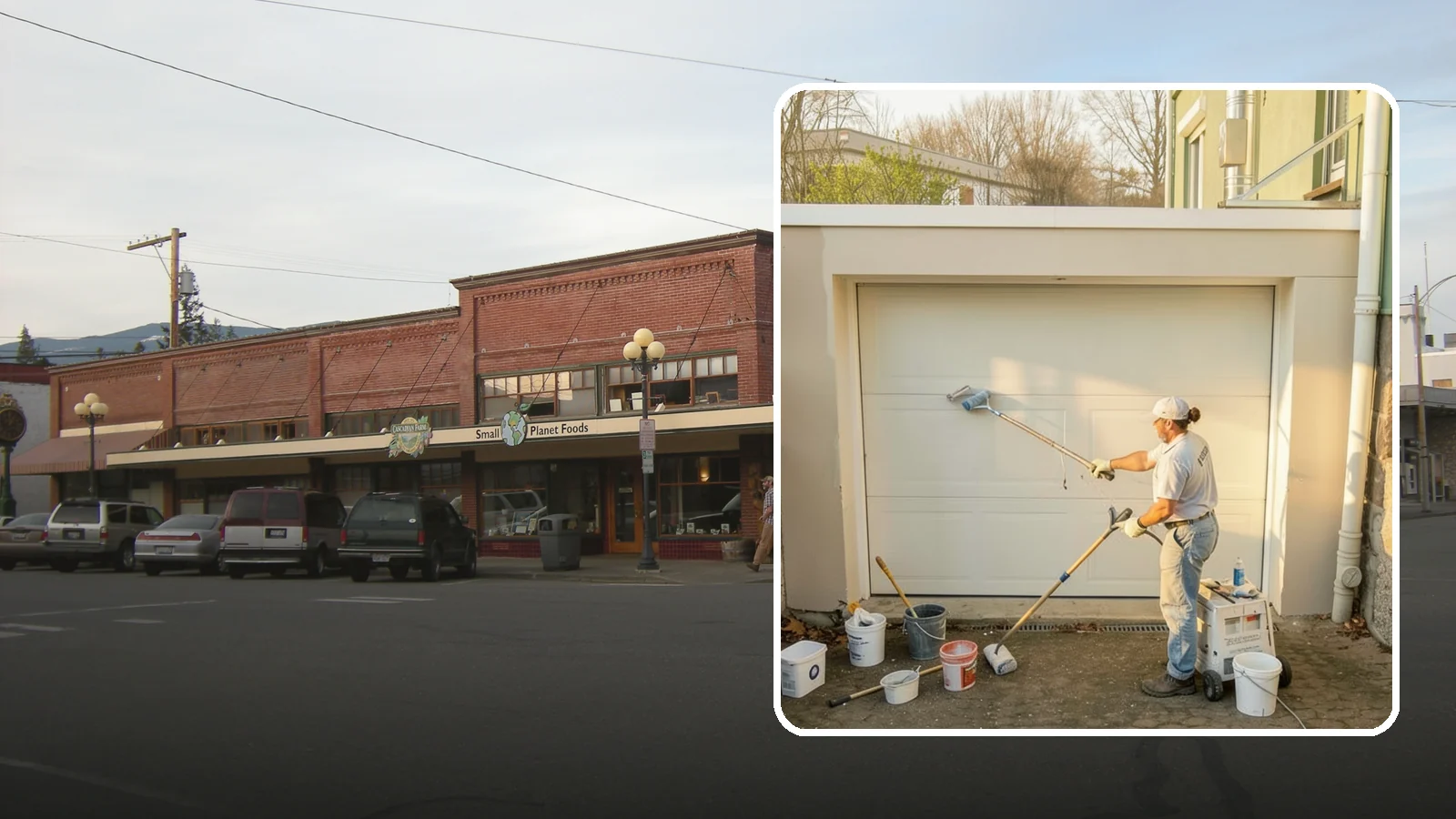 Garage Painting in Sedro-Woolley, Skagit County, WA - Garage painting refreshes walls, ceilings, and trim to make the space cleaner and brighter.