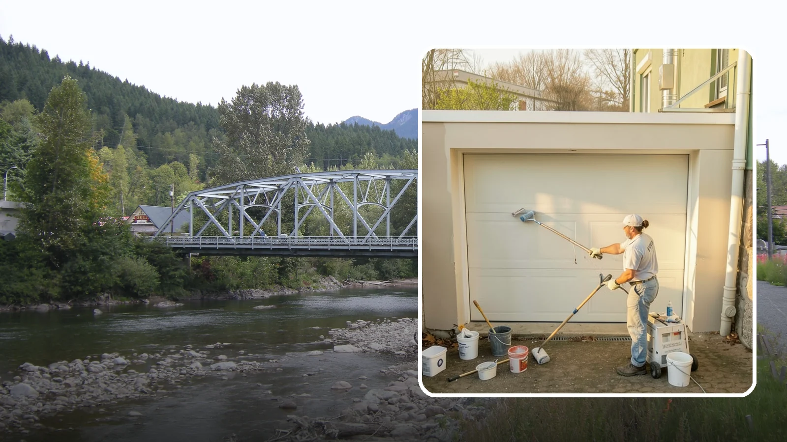 Garage Painting in Skykomish, King County, WA - Garage painting refreshes walls, ceilings, and trim to make the space cleaner and brighter.