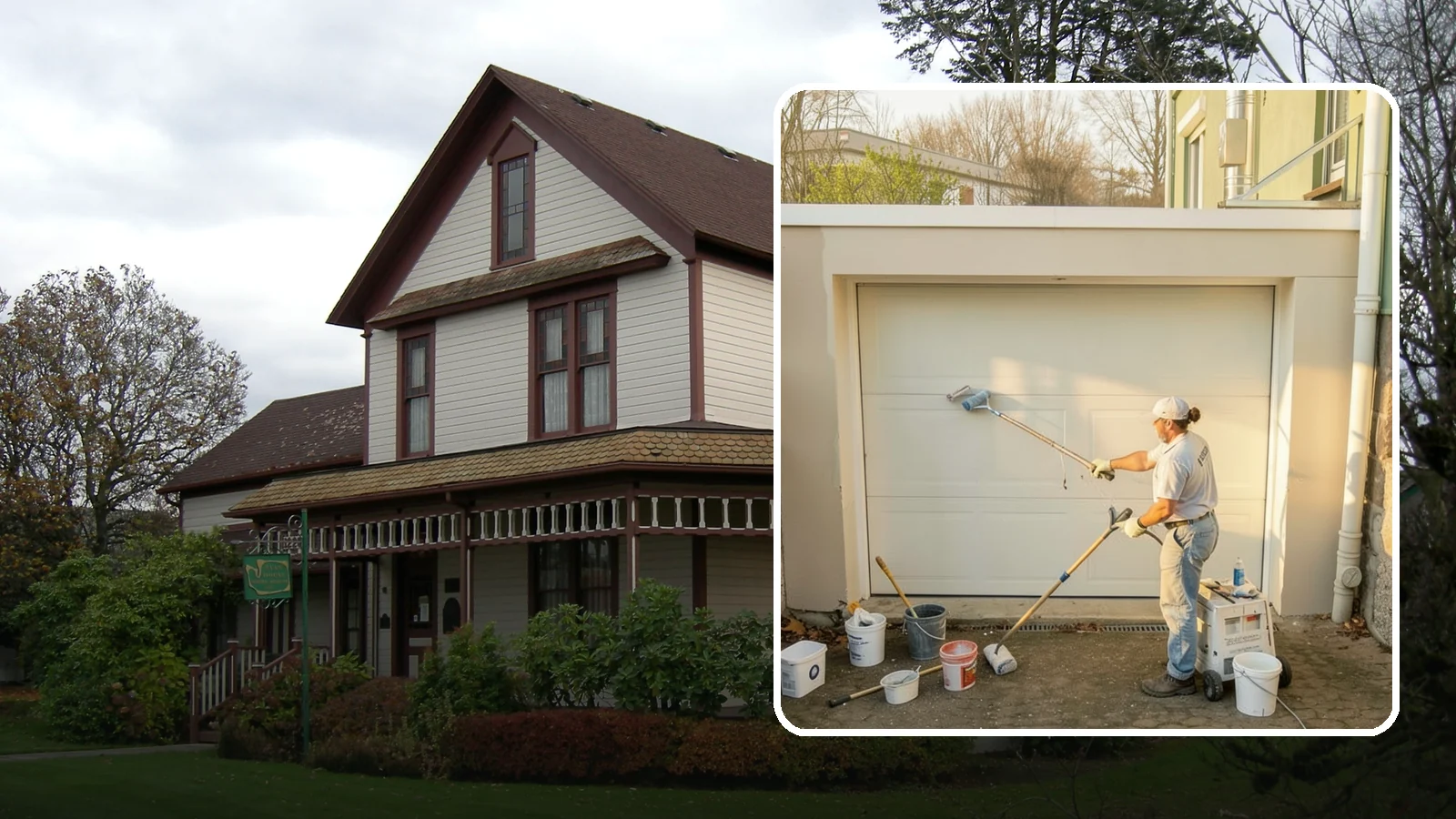 Garage Painting in Sumner, Pierce County, WA - Garage painting refreshes walls, ceilings, and trim to make the space cleaner and brighter.