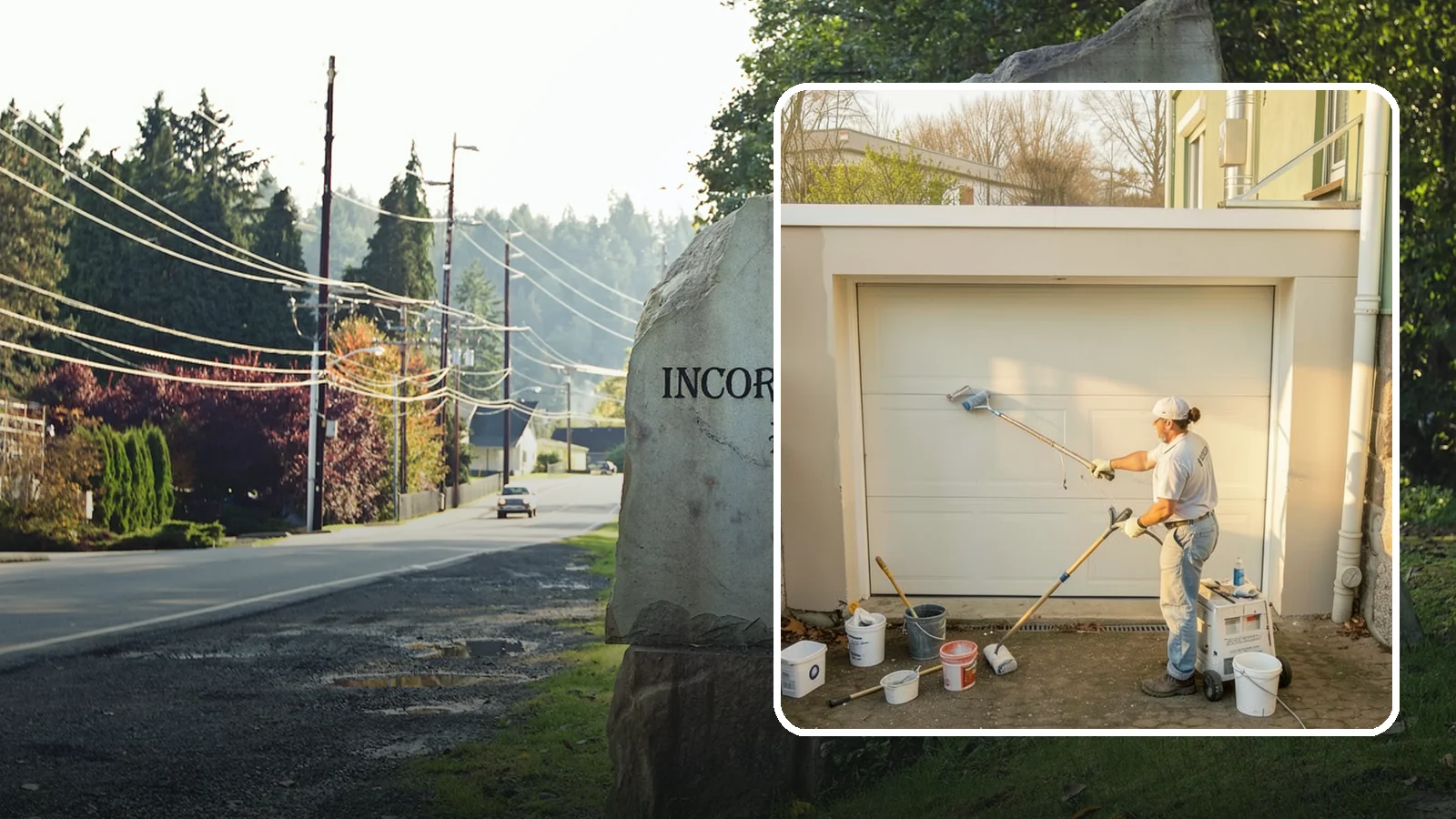 Garage Painting in Wilkeson, Pierce County, WA - Garage painting refreshes walls, ceilings, and trim to make the space cleaner and brighter.