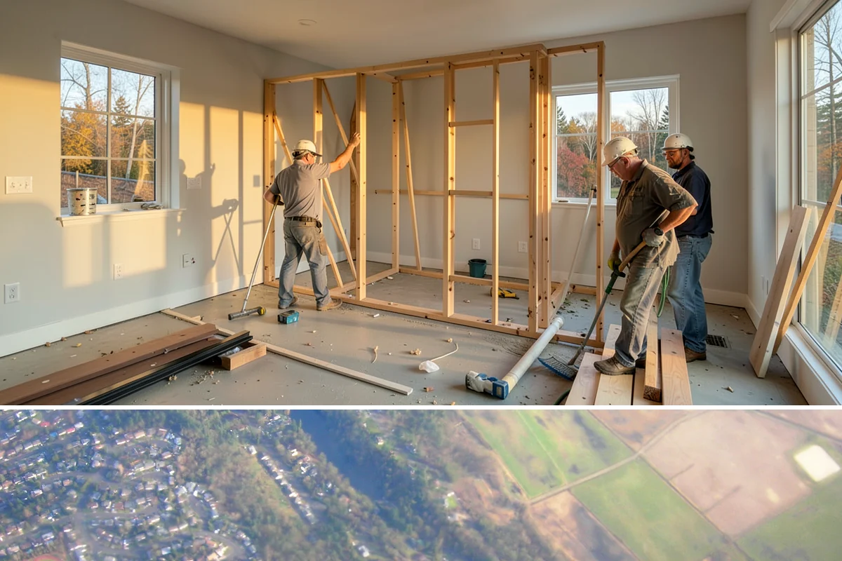 Garage Remodeling in Algona, King County, WA - Interior garage remodels can run year-round, though drier late-spring through early-fall windows let moisture sealing and floor...