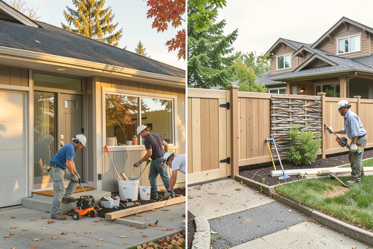 Garage Remodeling in Brier, Snohomish County, WA - Walk the garage to assess slab, framing, and moisture