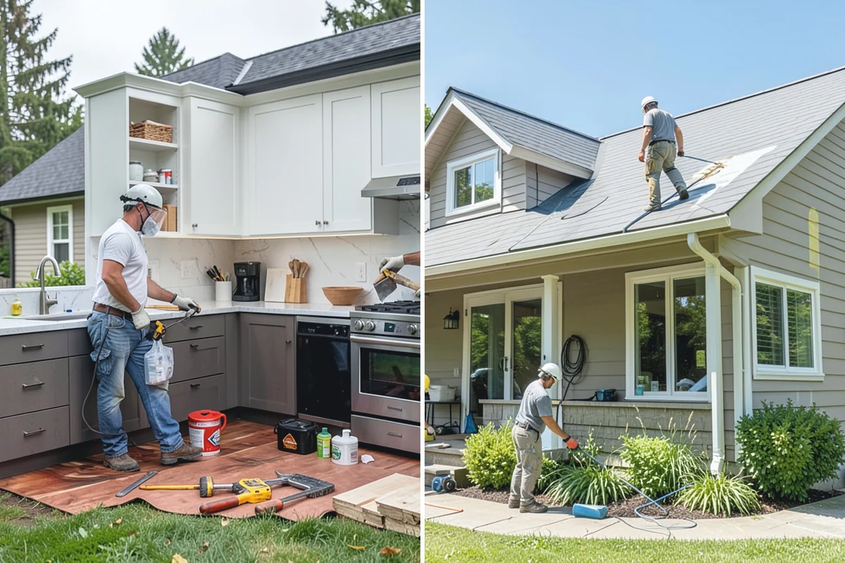 Garage Remodeling in Buckley, Pierce County, WA - Walk the garage to assess slab, framing, and moisture