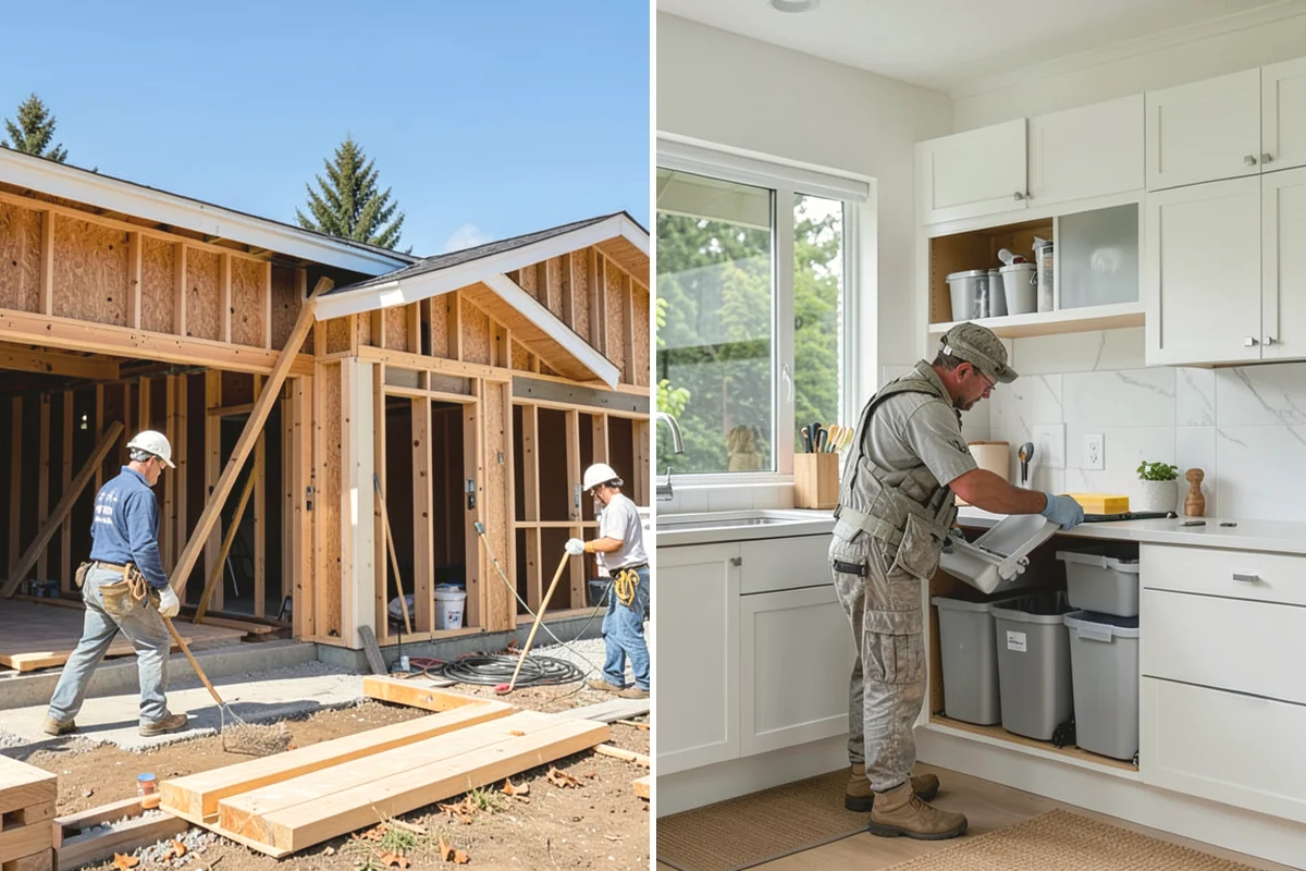 Garage Remodeling in Carbonado, Pierce County, WA - Walk the garage to assess slab, framing, and moisture