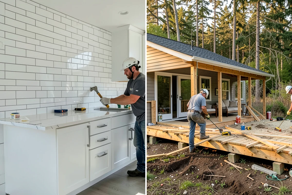 Garage Remodeling in Concrete, Skagit County, WA - Walk the garage to assess slab, framing, and moisture