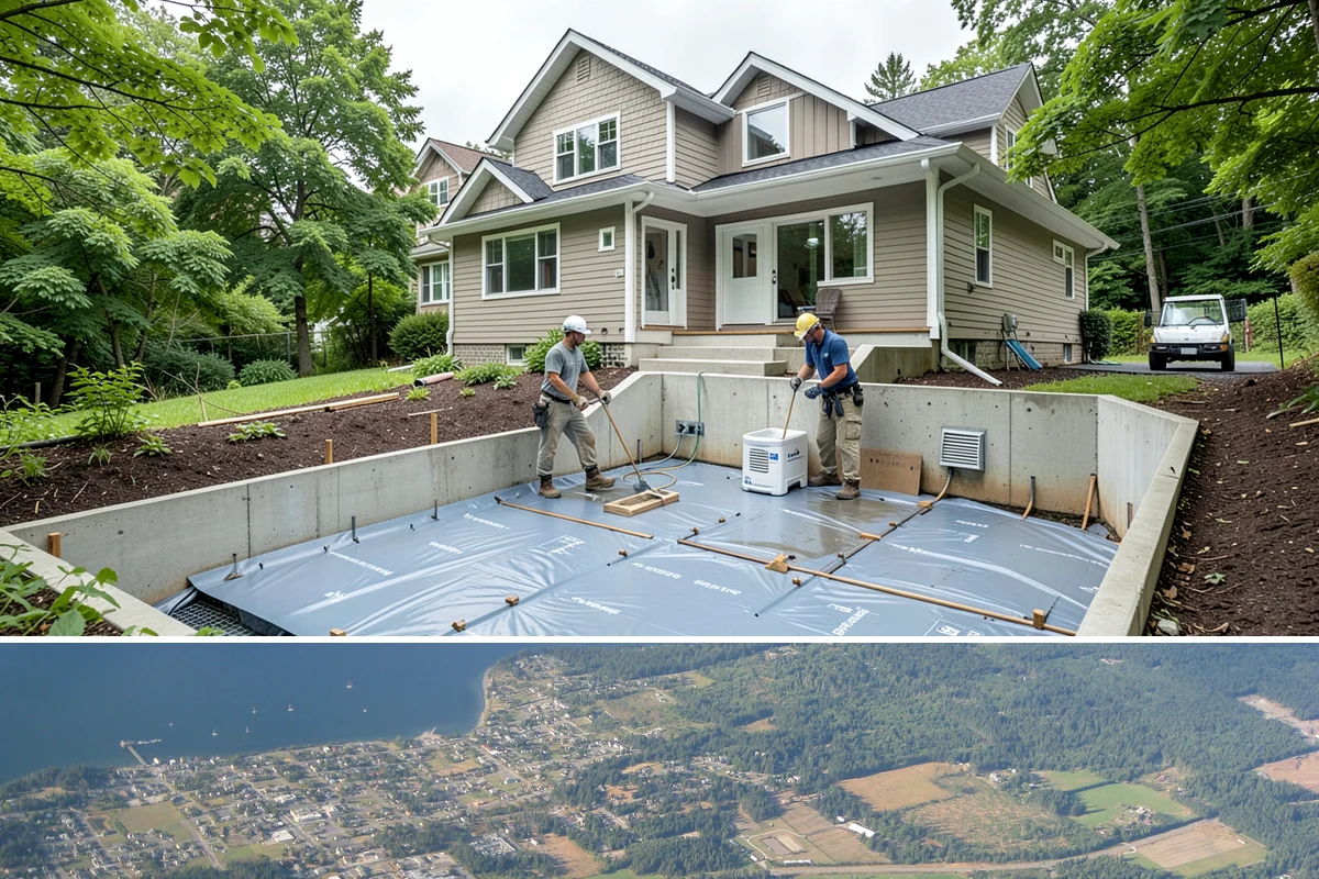 Garage Remodeling in Coupeville, Island County, WA - Interior garage remodels can run year-round, though drier late-spring through early-fall windows let moisture sealing and floor...