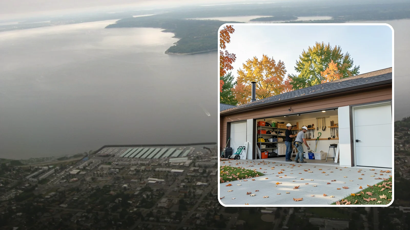 Garage Remodeling in Des Moines, King County, WA - A full garage makeover that turns an underused Western Washington storage space into a clean, functional room built to handle...