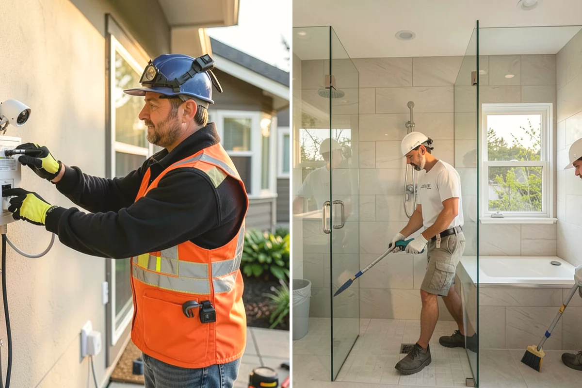 Garage Remodeling in Edgewood, Pierce County, WA - Walk the garage to assess slab, framing, and moisture