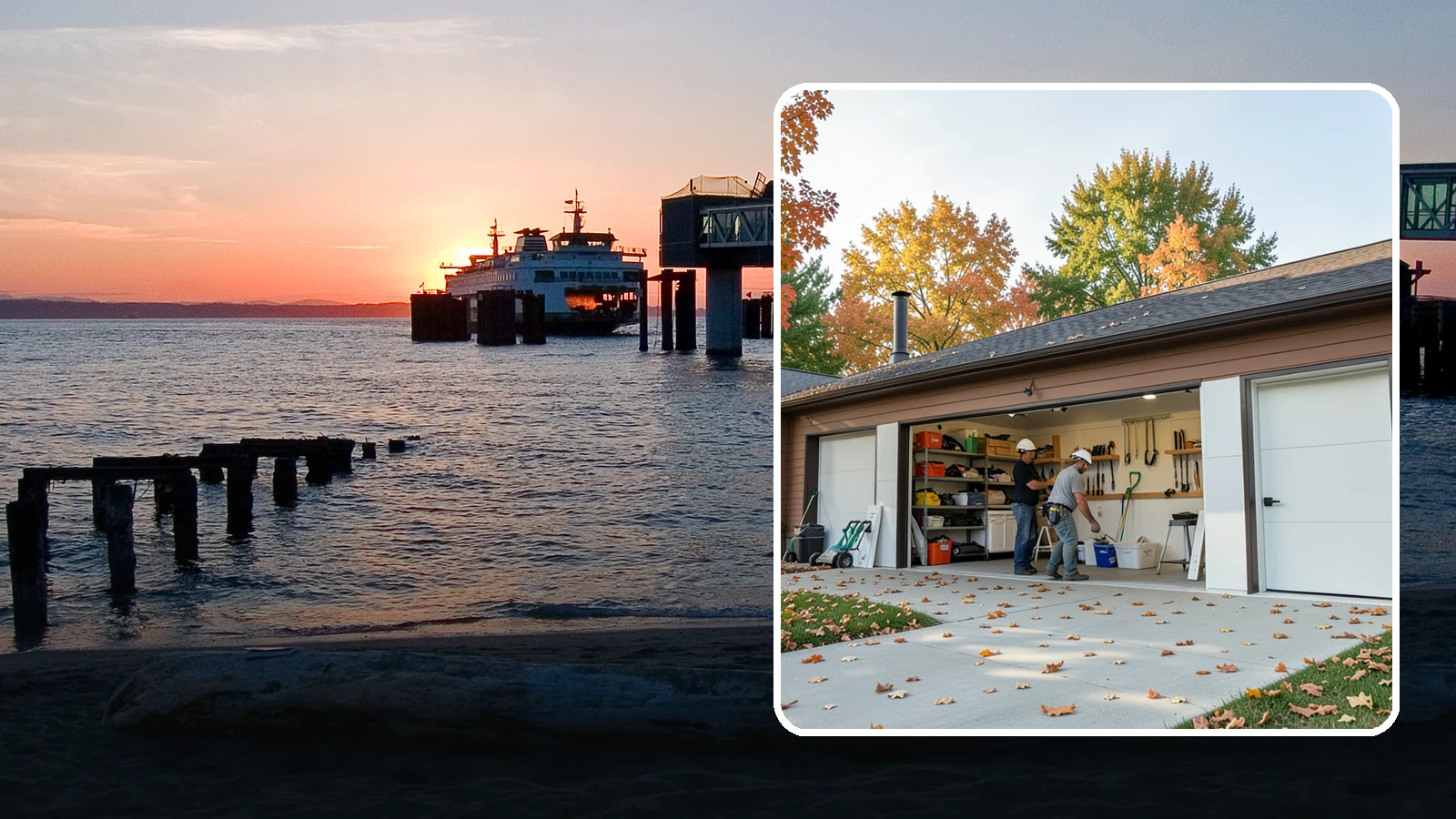 Garage Remodeling in Edmonds, Snohomish County, WA - A full garage makeover that turns an underused Western Washington storage space into a clean, functional room built to handle...