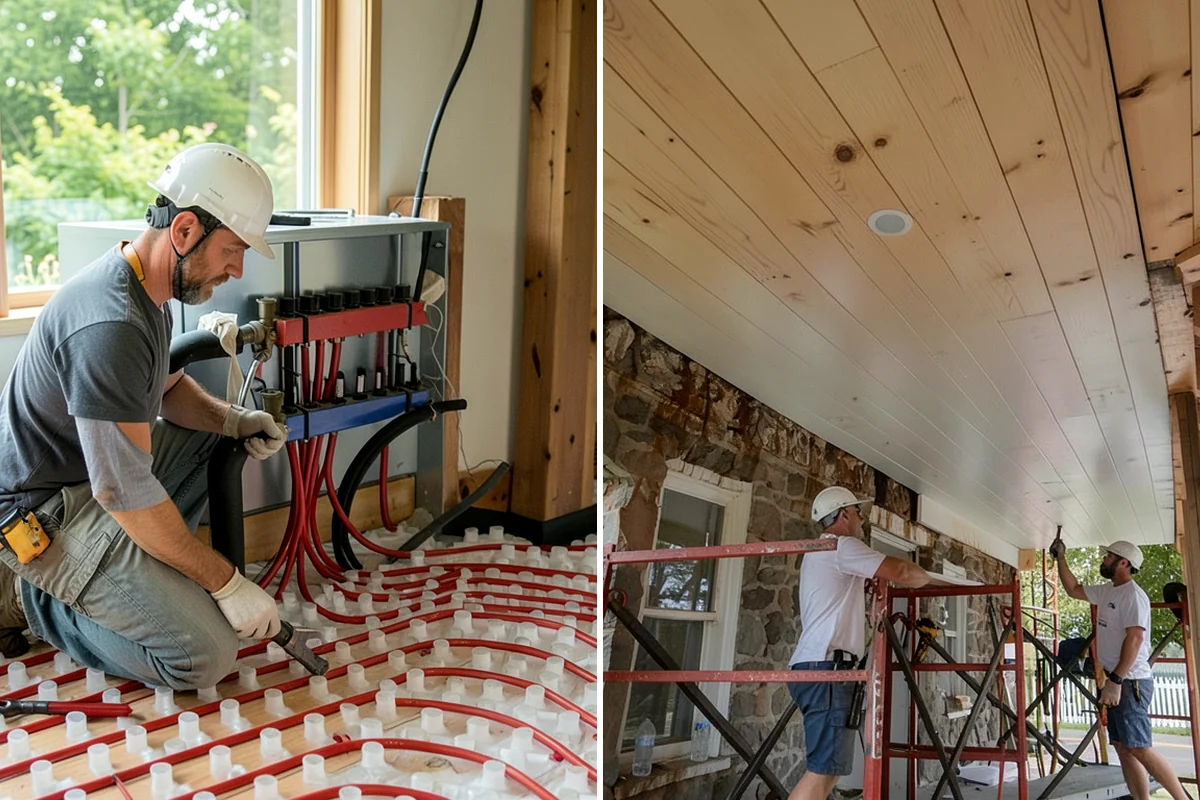 Garage Remodeling in Enumclaw, King County, WA - Walk the garage to assess slab, framing, and moisture