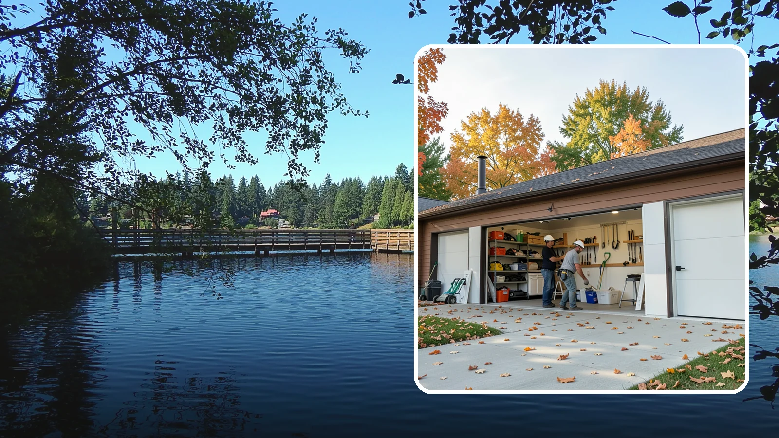 Garage Remodeling in Federal Way, King County, WA - A full garage makeover that turns an underused Western Washington storage space into a clean, functional room built to handle...