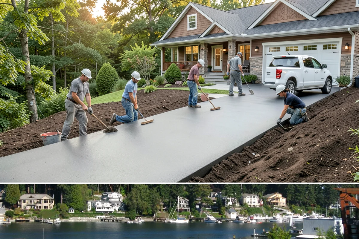 Garage Remodeling in Gig Harbor, Pierce County, WA - Interior garage remodels can run year-round, though drier late-spring through early-fall windows let moisture sealing and floor...