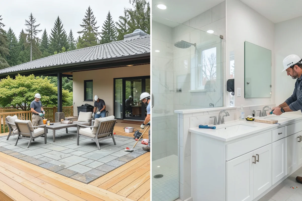 Garage Remodeling in Granite Falls, Snohomish County, WA - Walk the garage to assess slab, framing, and moisture