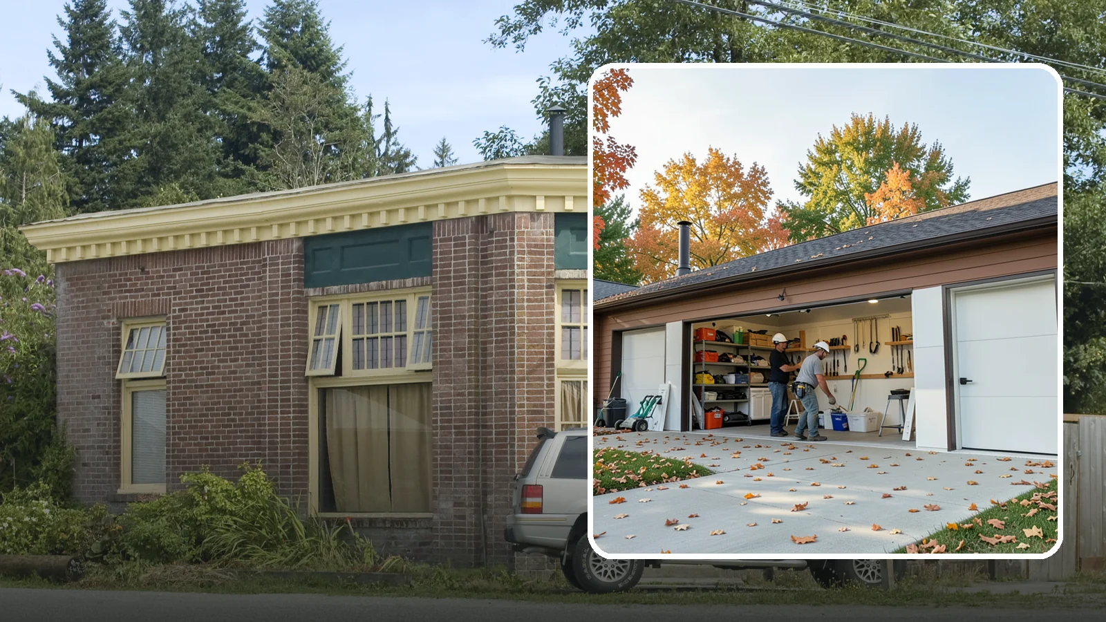 Garage Remodeling in Hamilton, Skagit County, WA - A full garage makeover that turns an underused Western Washington storage space into a clean, functional room built to handle...