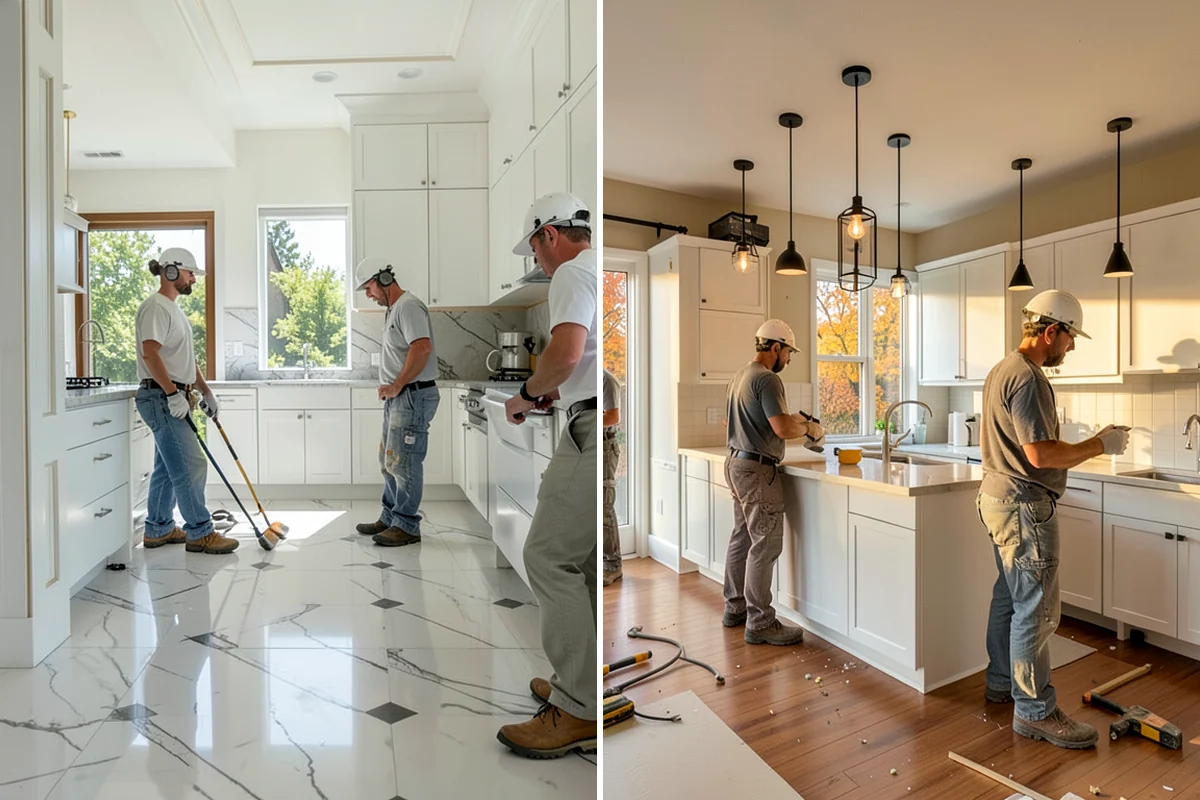 Garage Remodeling in Hunts Point, King County, WA - Walk the garage to assess slab, framing, and moisture