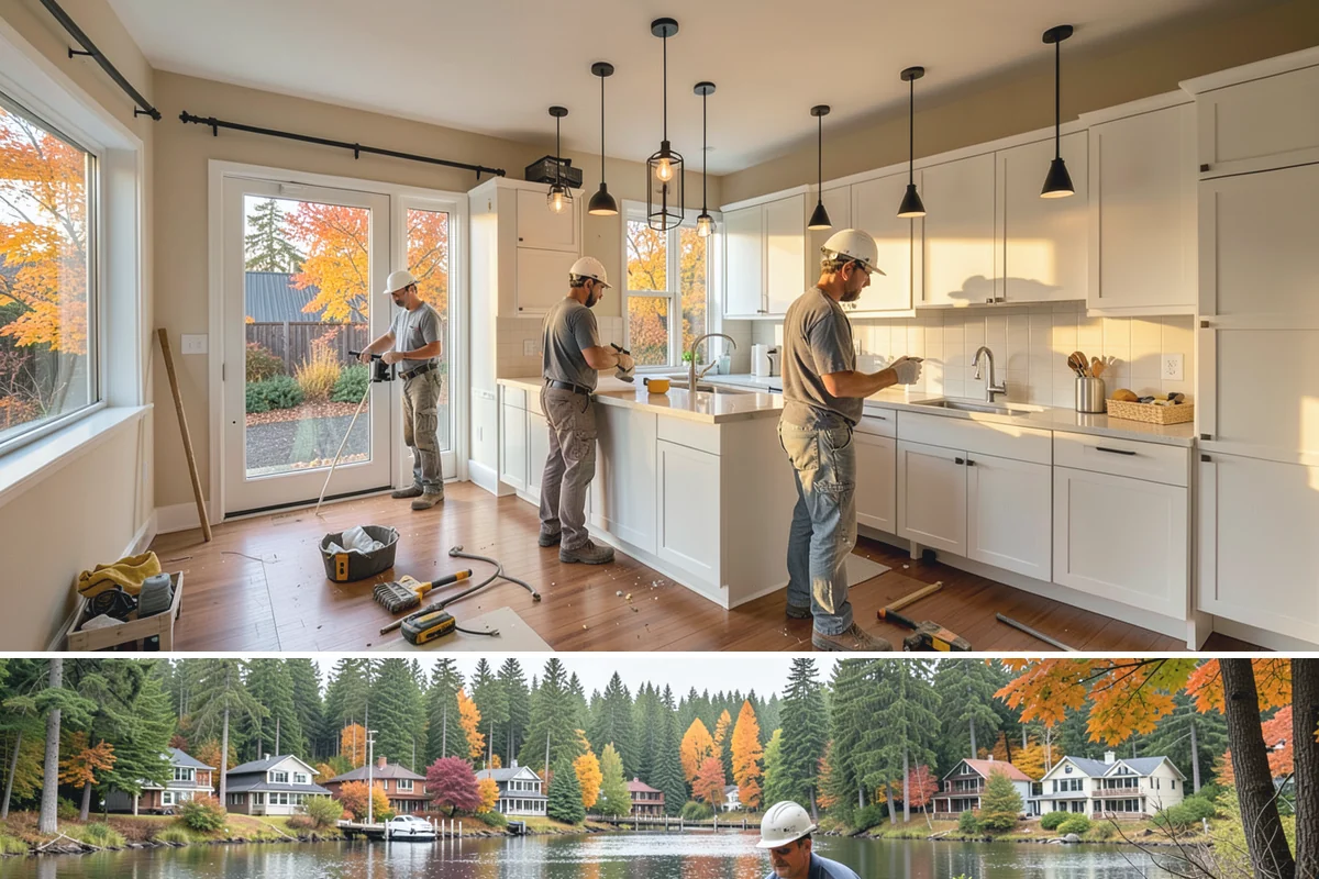 Garage Remodeling in La Conner, Skagit County, WA - Interior garage remodels can run year-round, though drier late-spring through early-fall windows let moisture sealing and floor...