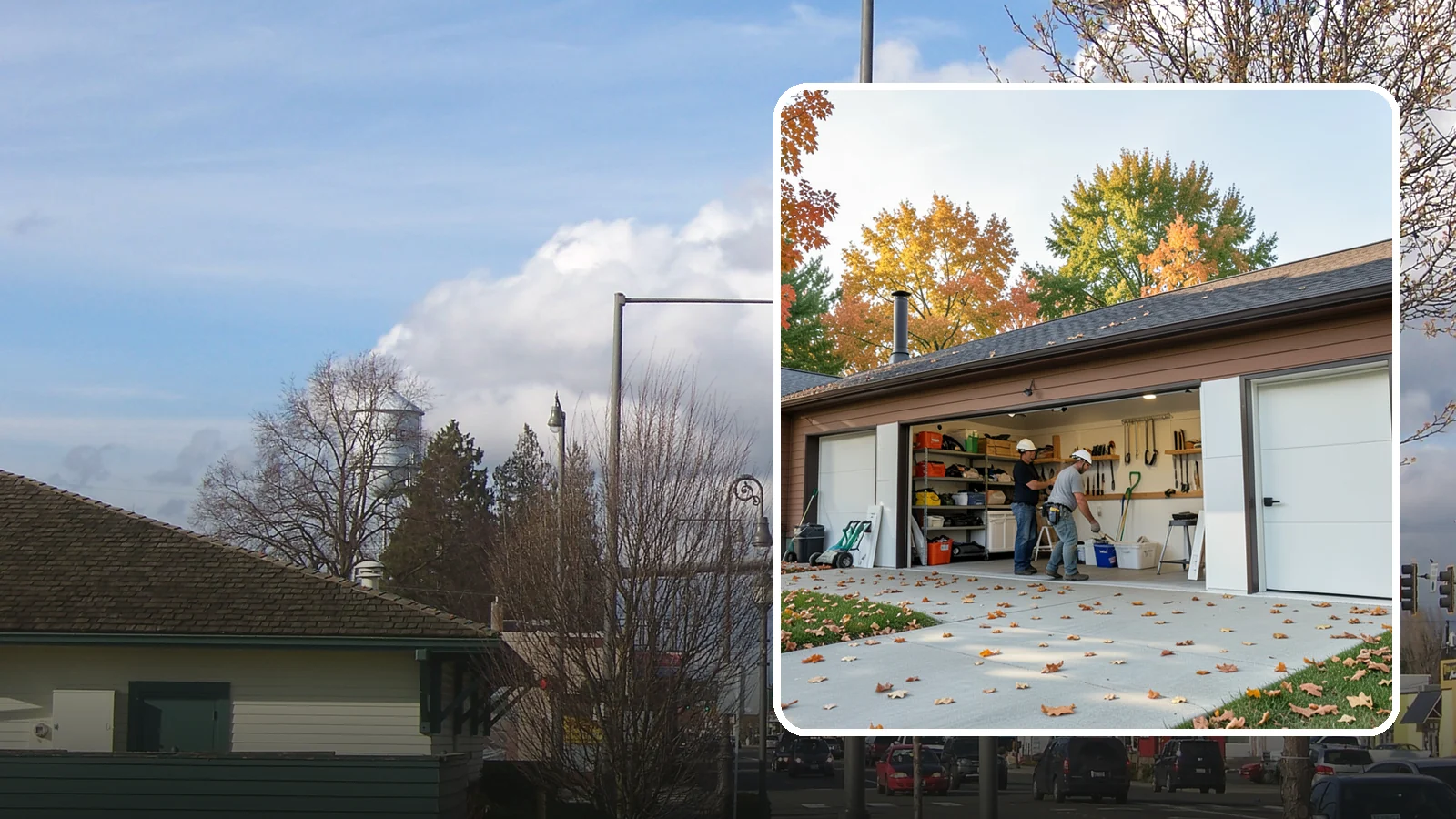 Garage Remodeling in Marysville, Snohomish County, WA - A full garage makeover that turns an underused Western Washington storage space into a clean, functional room built to handle...