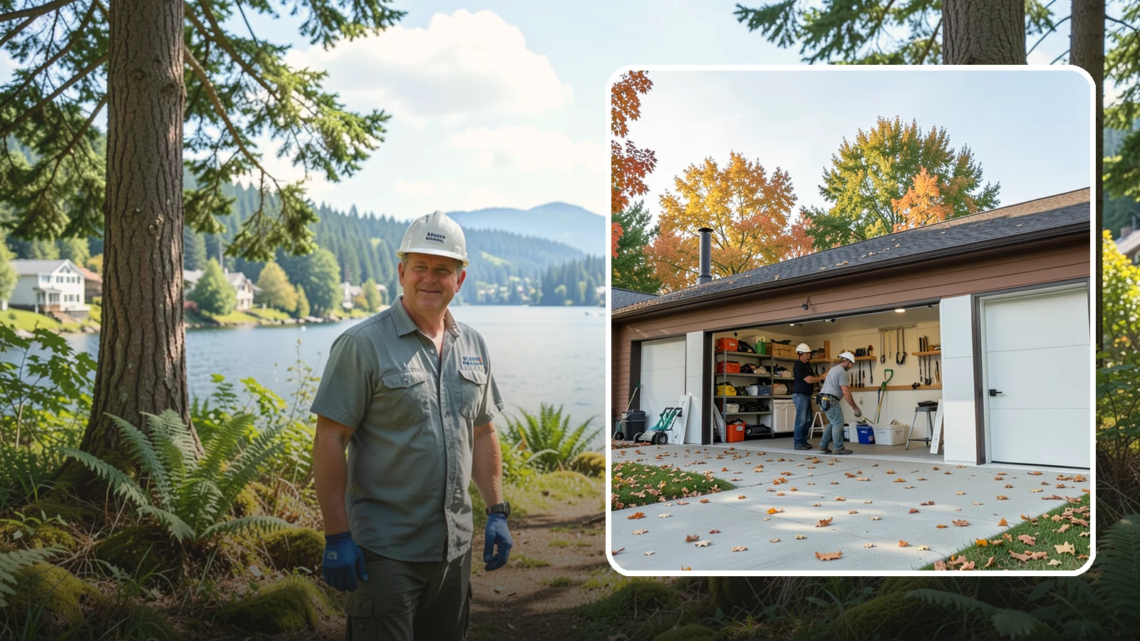 Garage Remodeling in Milton, King County, WA - A full garage makeover that turns an underused Western Washington storage space into a clean, functional room built to handle...