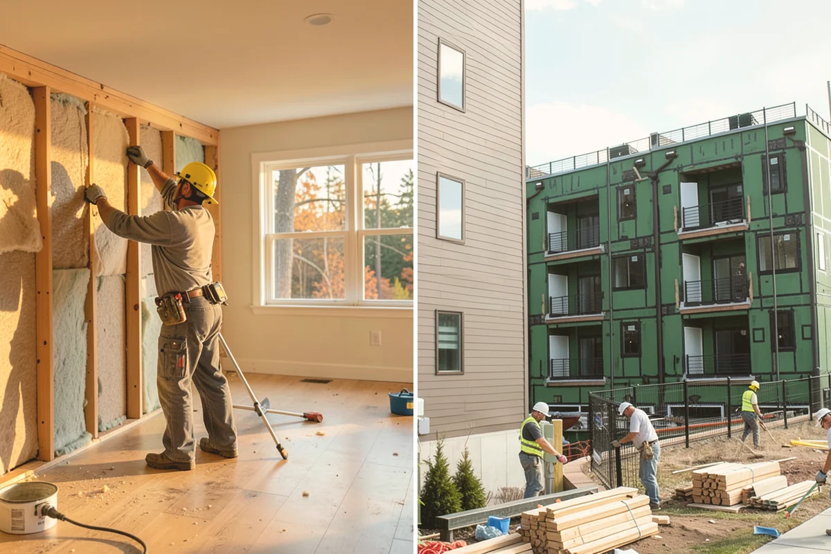 Garage Remodeling in Milton, King County, WA - Walk the garage to assess slab, framing, and moisture