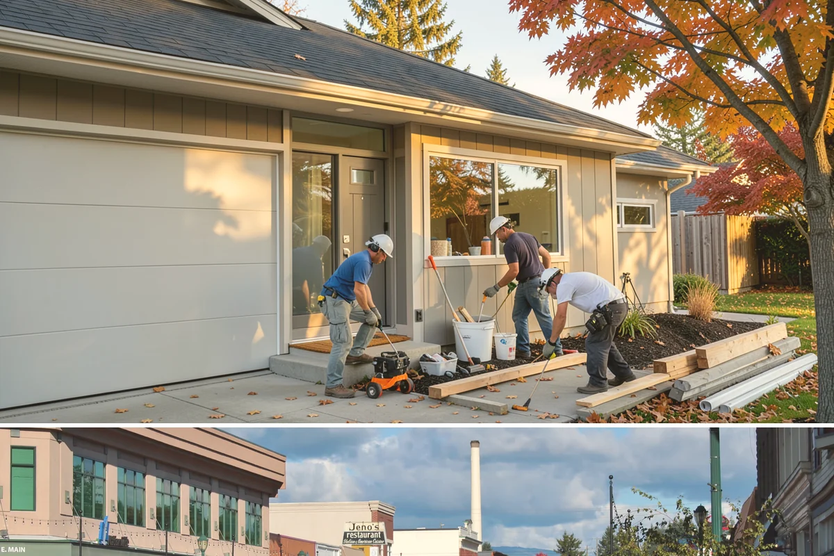 Garage Remodeling in Monroe, Snohomish County, WA - Interior garage remodels can run year-round, though drier late-spring through early-fall windows let moisture sealing and floor...