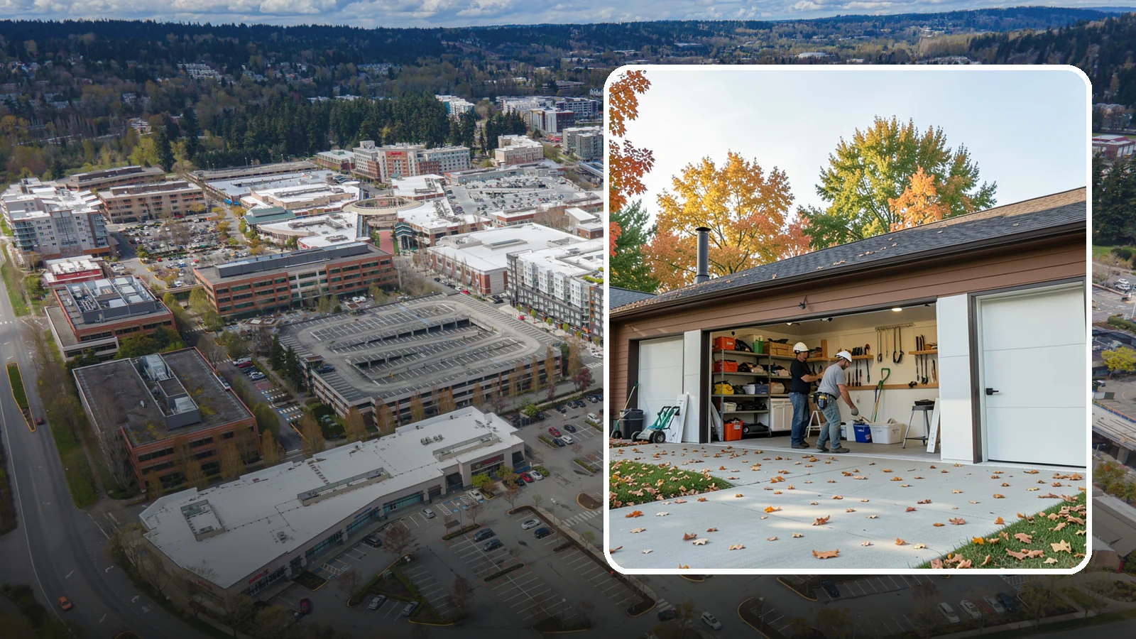 Garage Remodeling in Redmond, King County, WA - A full garage makeover that turns an underused Western Washington storage space into a clean, functional room built to handle...