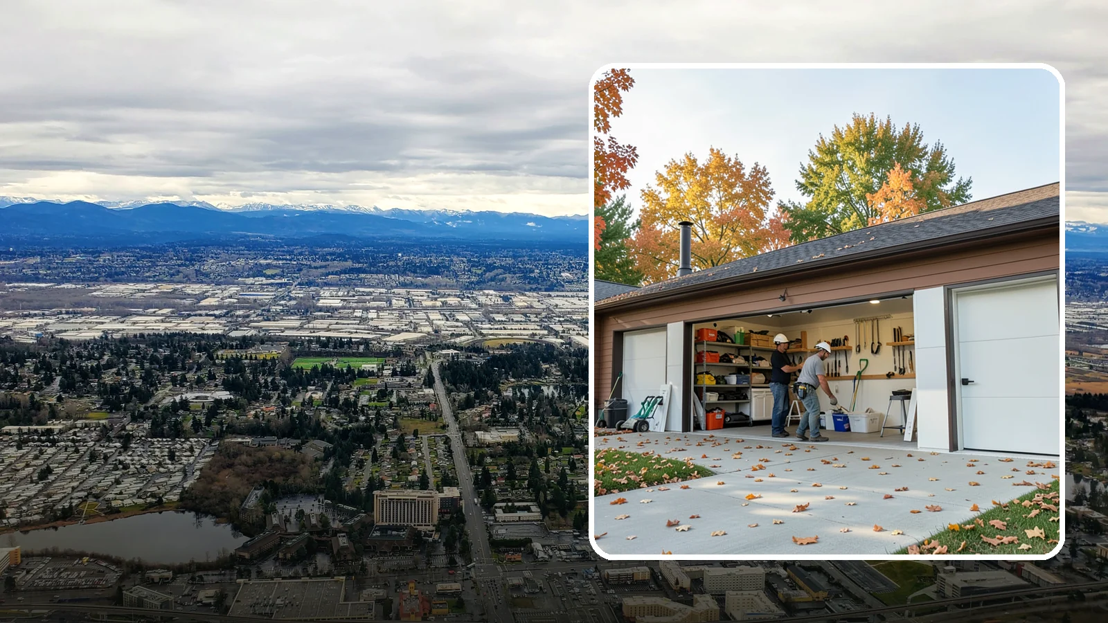 Garage Remodeling in SeaTac, King County, WA - A full garage makeover that turns an underused Western Washington storage space into a clean, functional room built to handle...