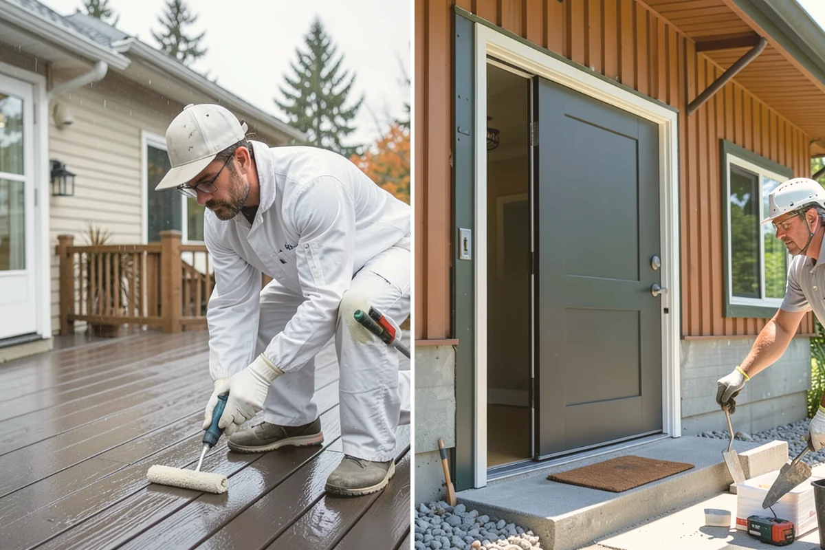 Garage Remodeling in Snohomish, Snohomish County, WA - Walk the garage to assess slab, framing, and moisture