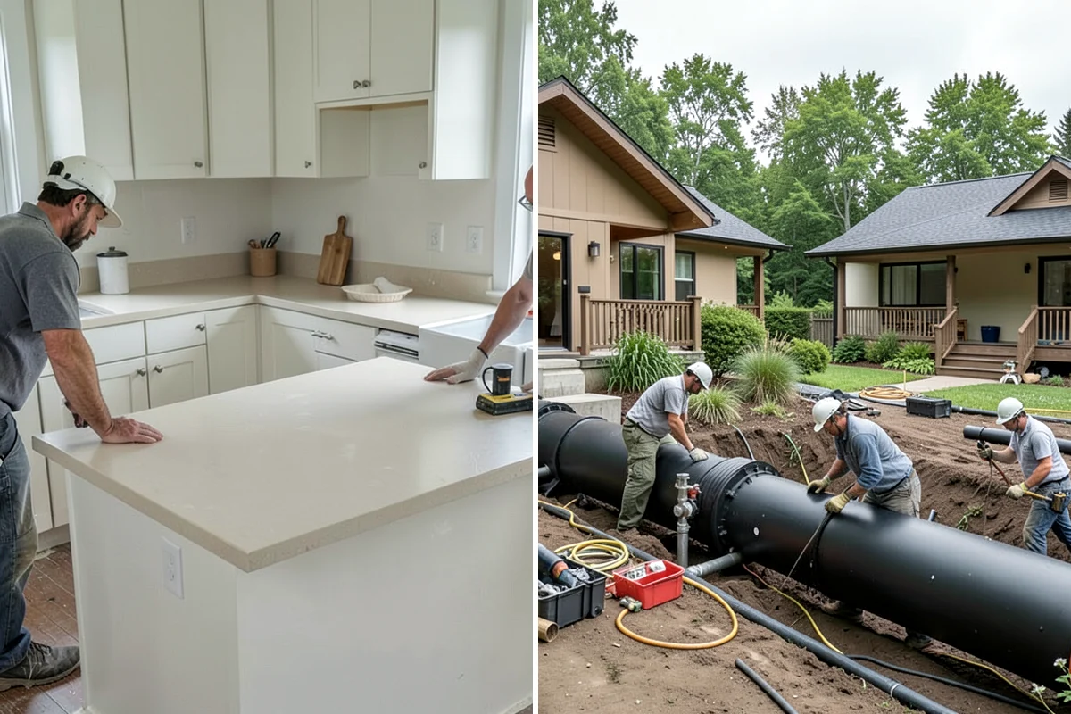 Garage Remodeling in Snoqualmie, King County, WA - Walk the garage to assess slab, framing, and moisture