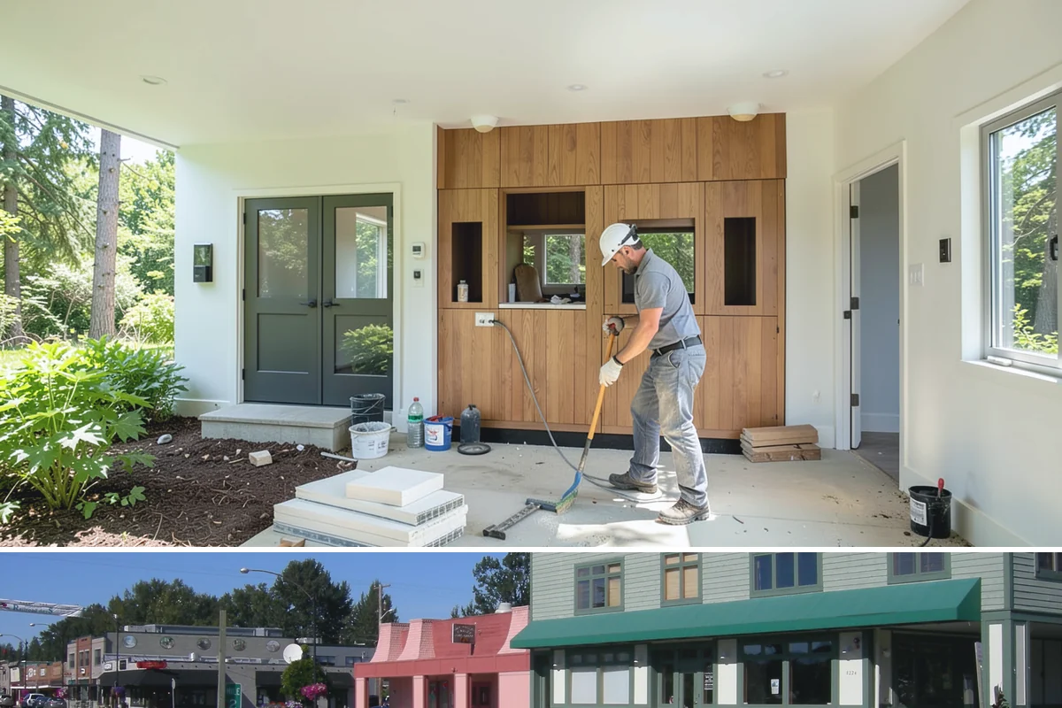 Garage Remodeling in Snoqualmie, King County, WA - Interior garage remodels can run year-round, though drier late-spring through early-fall windows let moisture sealing and floor...