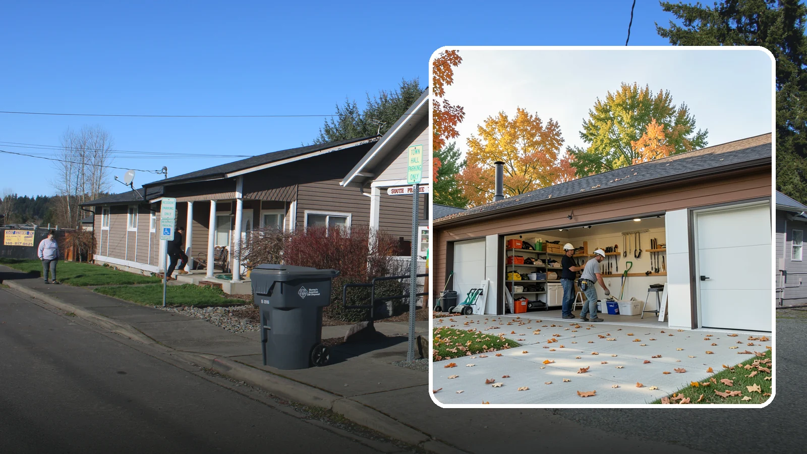 Garage Remodeling in South Prairie, Pierce County, WA - A full garage makeover that turns an underused Western Washington storage space into a clean, functional room built to handle...