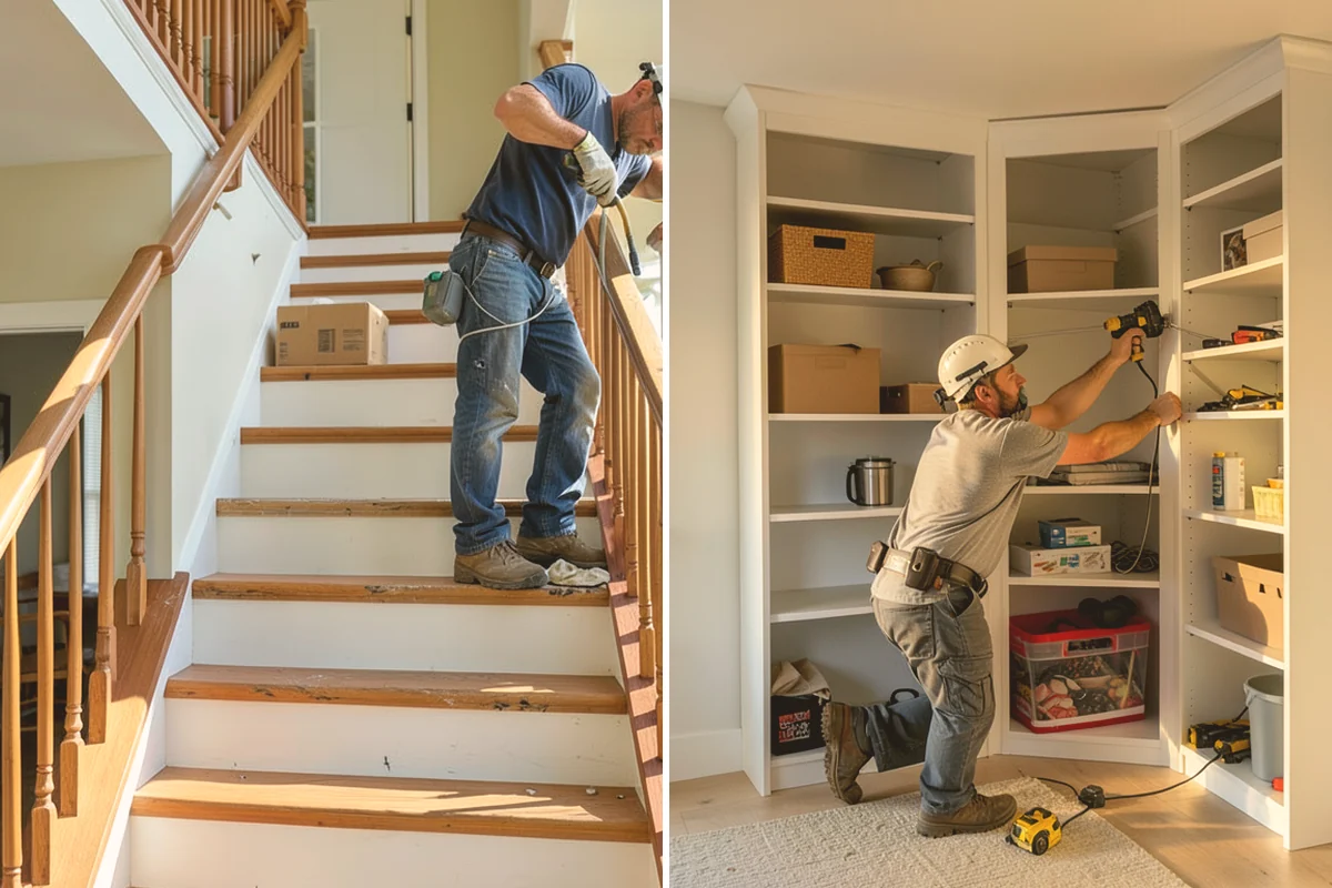 Garage Shelving in Bothell, King County, WA - Measure walls and plan shelf heights