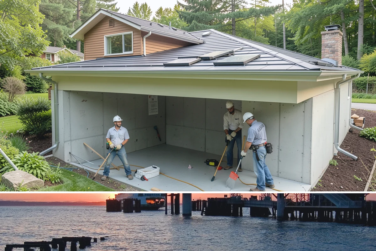 Garage Shelving in Edmonds, Snohomish County, WA - Shelving can be added any month, with early fall a popular time to organize before winter gear and holiday storage pile up.