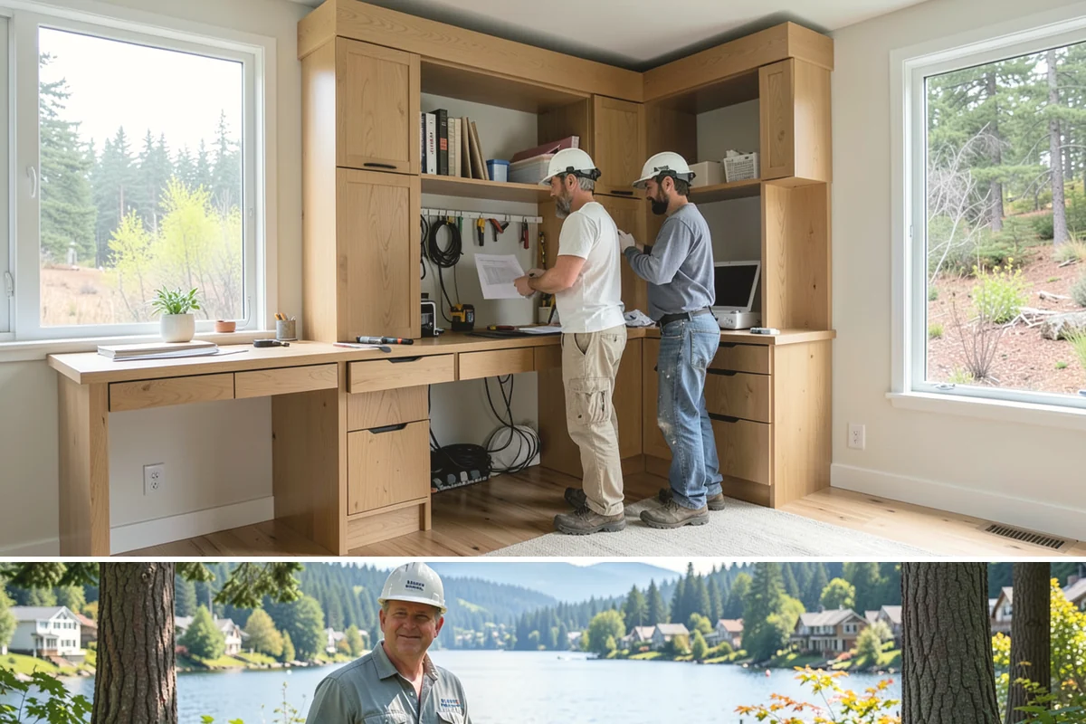 Garage Shelving in Milton, King County, WA - Shelving can be added any month, with early fall a popular time to organize before winter gear and holiday storage pile up.