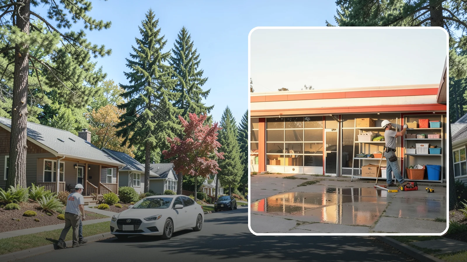 Garage Shelving in Orting, Pierce County, WA - Installing sturdy shelving that adds accessible storage while keeping items above damp floor level.