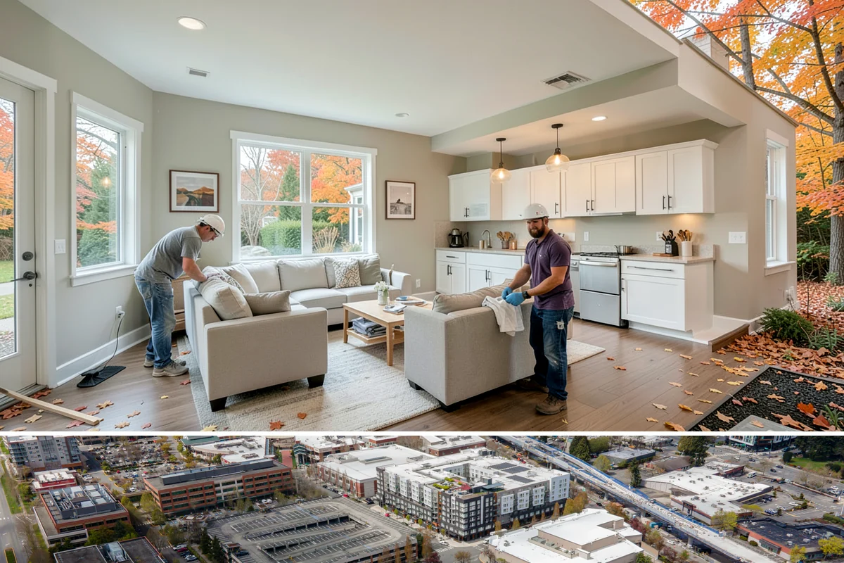 Garage Shelving in Redmond, King County, WA - Shelving can be added any month, with early fall a popular time to organize before winter gear and holiday storage pile up.