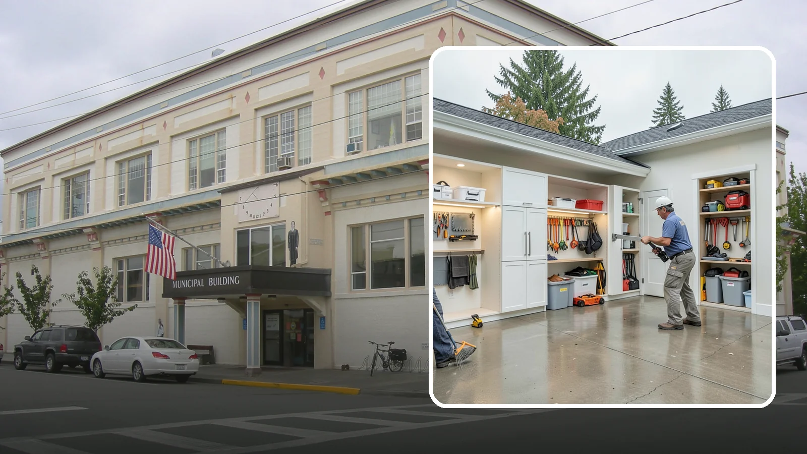 Garage Storage System in Anacortes, Skagit County, WA - Designing and installing organized storage systems that free up floor space and keep gear off damp concrete.