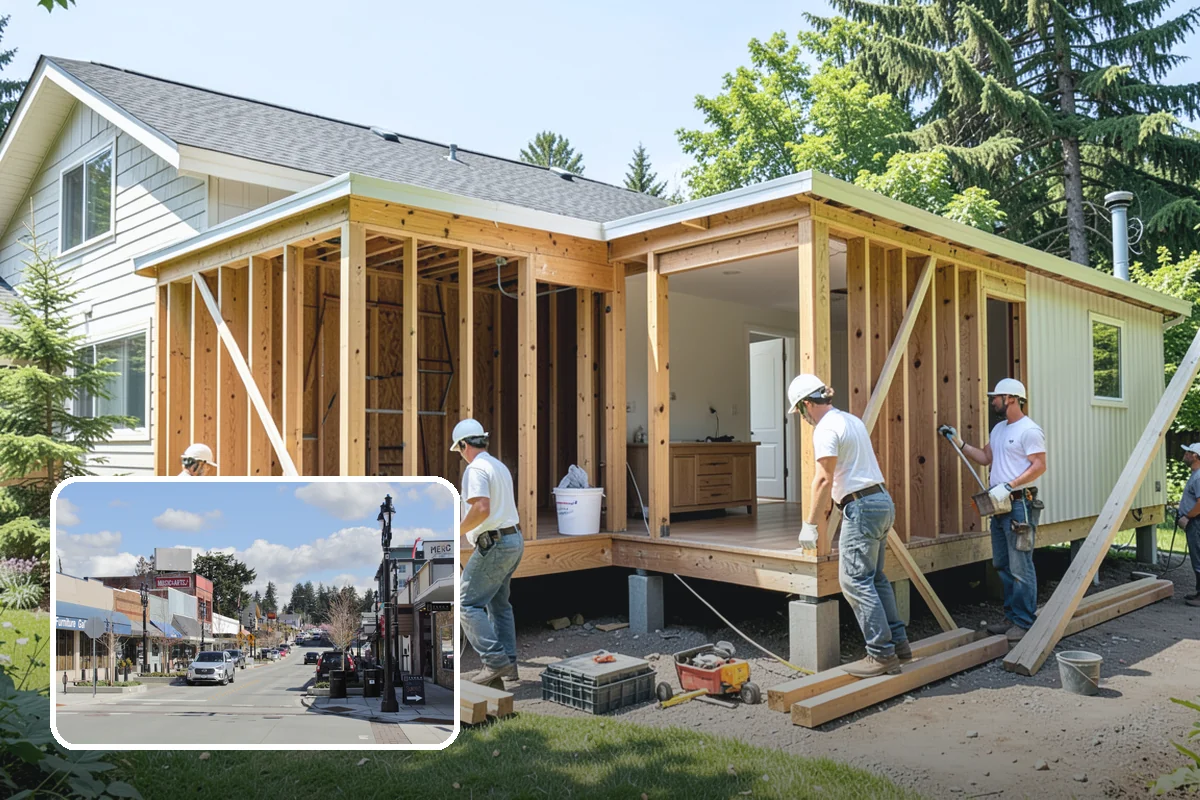 Garage Storage System in Bothell, King County, WA - Clears clutter from the garage floor
