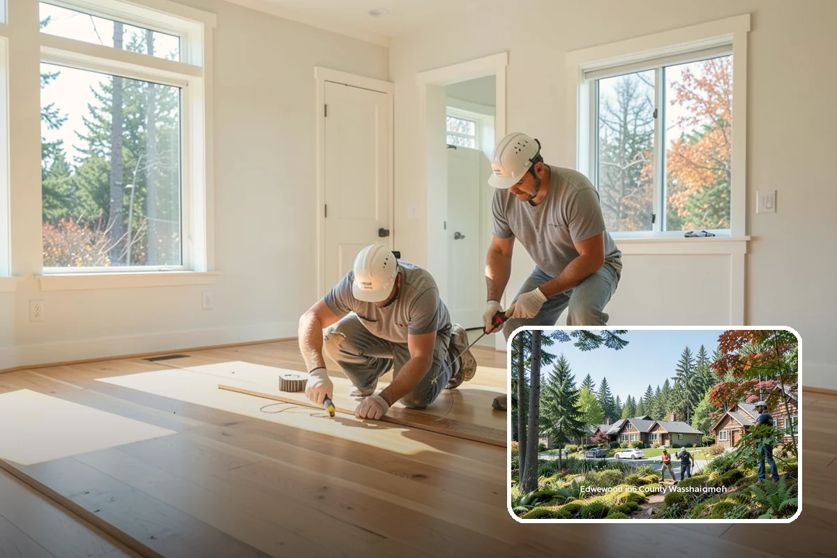 Garage Storage System in Edgewood, Pierce County, WA - Clears clutter from the garage floor