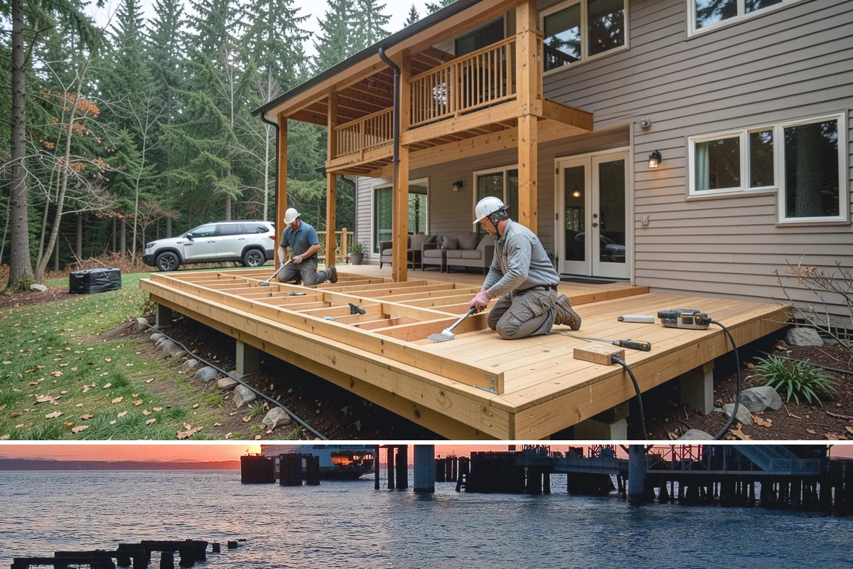 Garage Storage System in Edmonds, Snohomish County, WA - Storage installs happen any time of year, and many homeowners tackle it in fall to stow patio and yard gear before the rains set...