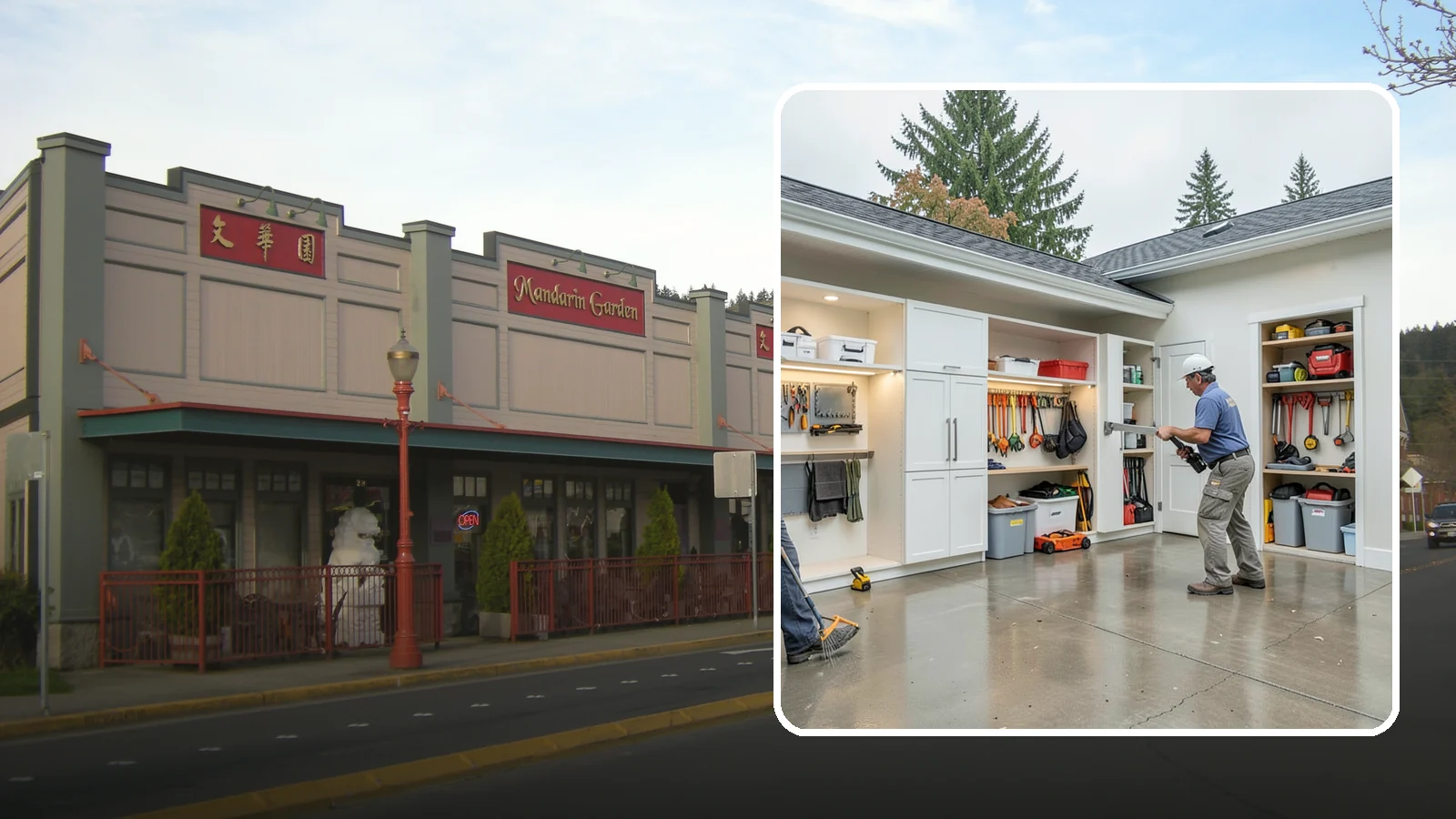 Garage Storage System in Issaquah, King County, WA - Designing and installing organized storage systems that free up floor space and keep gear off damp concrete.