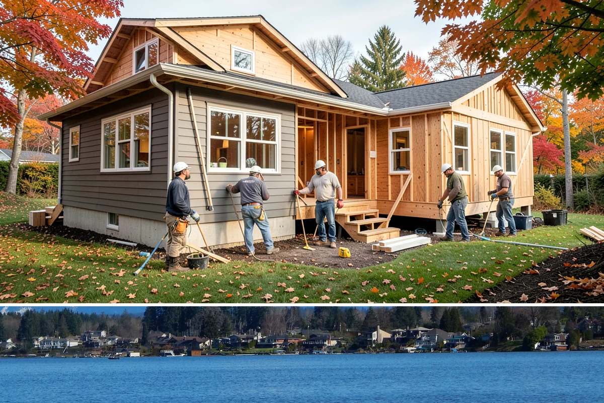 Garage Storage System in Lake Stevens, Snohomish County, WA - Storage installs happen any time of year, and many homeowners tackle it in fall to stow patio and yard gear before the rains set...