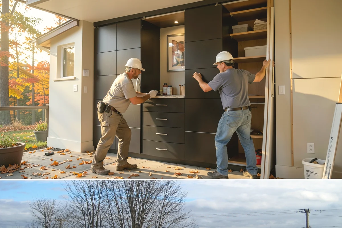 Garage Storage System in Langley, Island County, WA - Storage installs happen any time of year, and many homeowners tackle it in fall to stow patio and yard gear before the rains set...