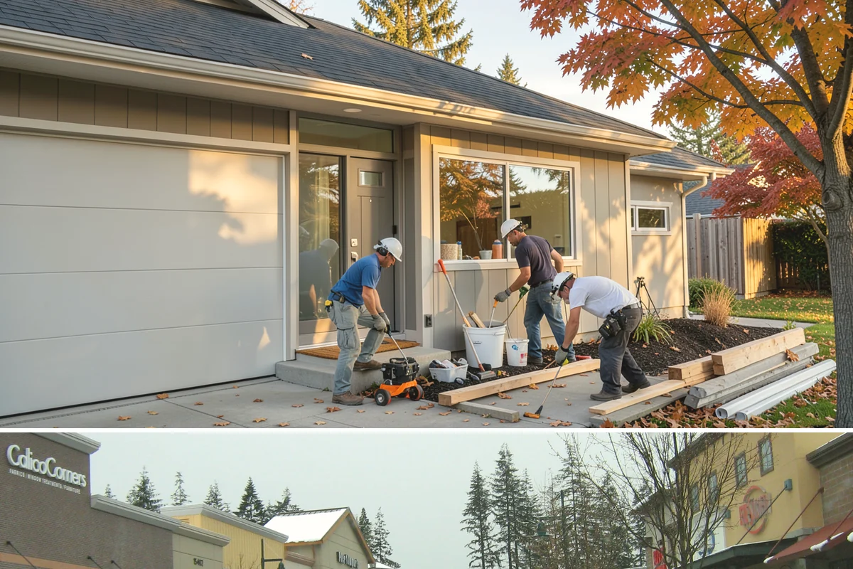 Garage Storage System in Mill Creek, Snohomish County, WA - Storage installs happen any time of year, and many homeowners tackle it in fall to stow patio and yard gear before the rains set...
