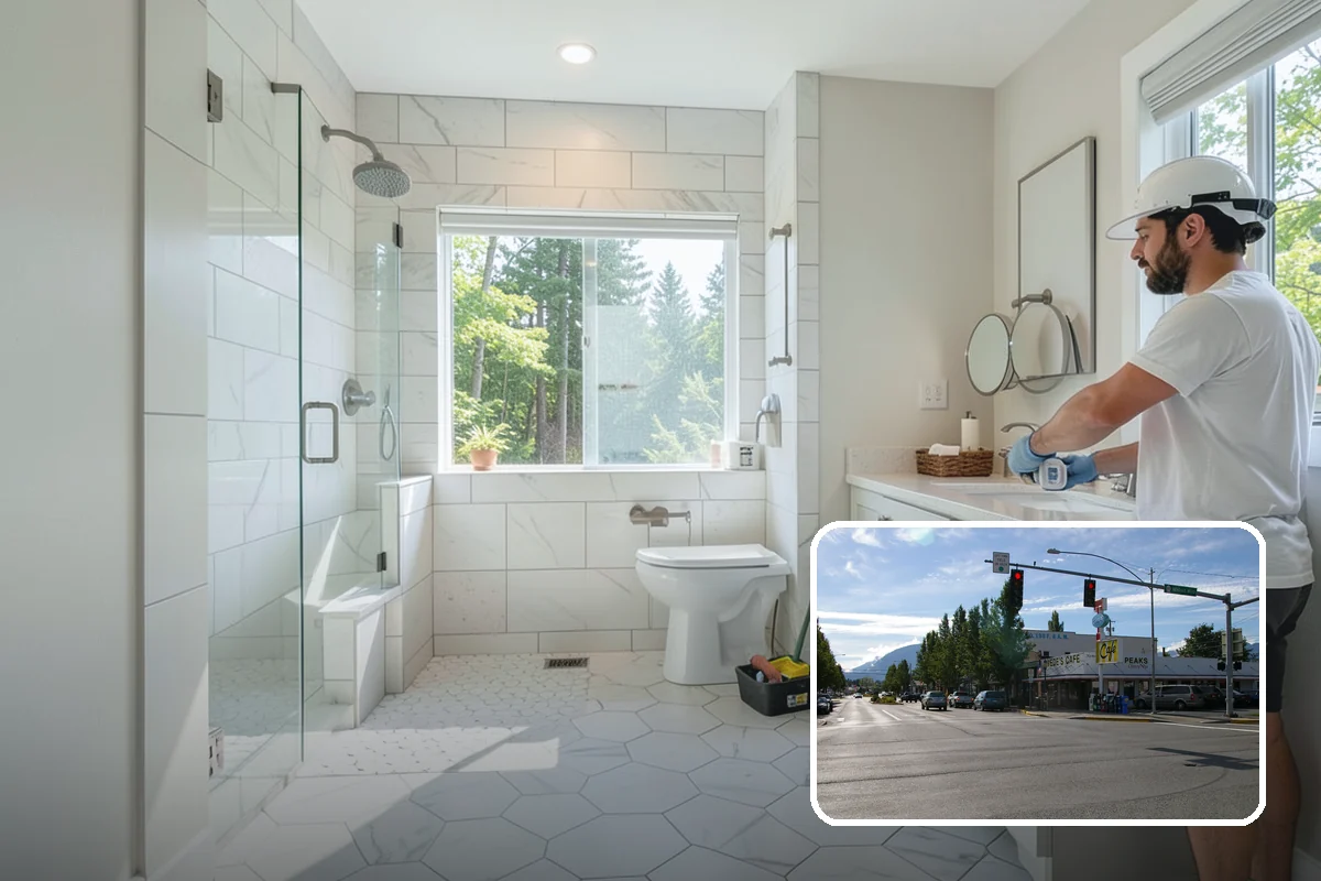 Garage Storage System in North Bend, King County, WA - Clears clutter from the garage floor