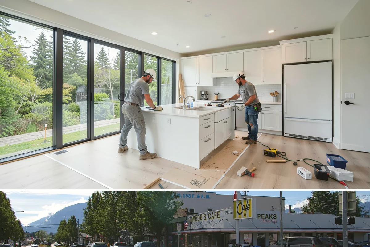 Garage Storage System in North Bend, King County, WA - Storage installs happen any time of year, and many homeowners tackle it in fall to stow patio and yard gear before the rains set...